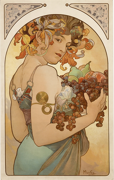 Fruit Alphonse Mucha